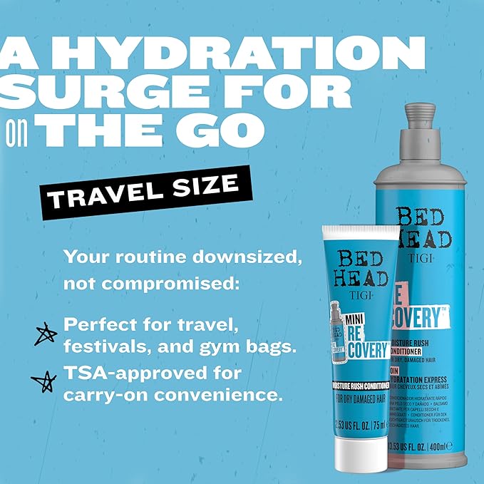 Bed Head by TIGI Recovery Conditioner, Travel Mini, 2.53 fl oz