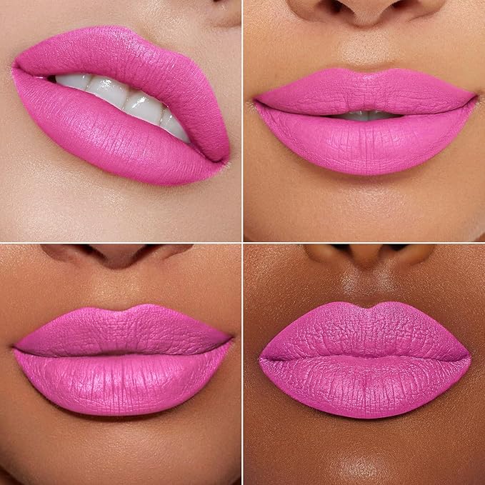 MAKI YIKA Pink Lipstick Set for Women Color Stay Long Lasting Lipsticks Hot Pink Nude Lipsticks Transferproof Cruelty-Free Lip Color