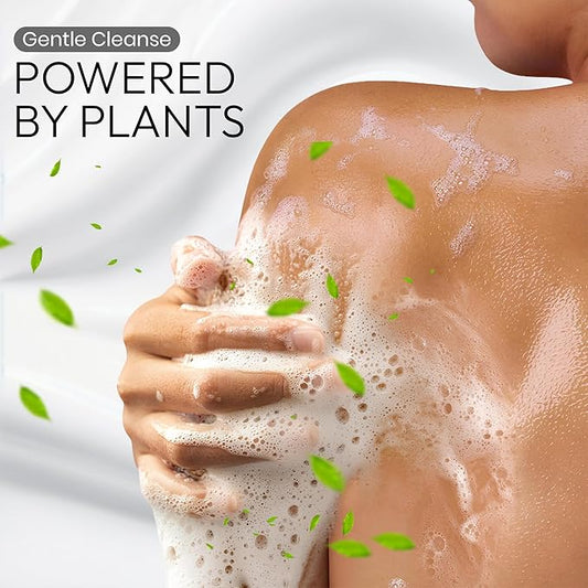 Botanist Mens Hypoallergenic Body Wash, Full Body Wash by Squalane, Shea Butter & Aloe Vera, Shower Gel & Bath Soap from Japan, Sulfate Free 16.5 Fl Oz Cassis & Leaf Green 3EA