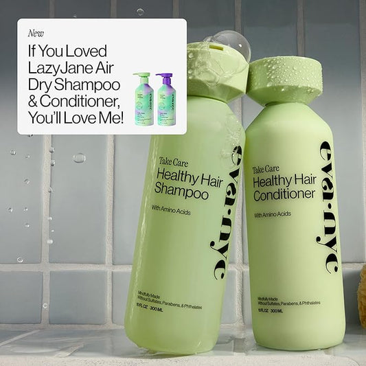 Eva NYC Gentle Daily Cleansing Conditioner for Weightless Healthy Hair - Amino Acids Known To Enhance Moisture + Shine - Nourishing + Lightweight - For Fine to Medium Hair - Lavender Scent - 10 fl oz