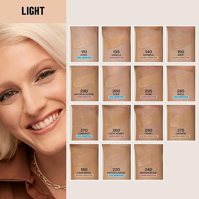 Revlon Liquid Foundation, ColorStay Face Makeup for Combination & Oily Skin, SPF 15, Medium-Full Coverage with Matte Finish, 280 Tawny, 1 Fl Oz