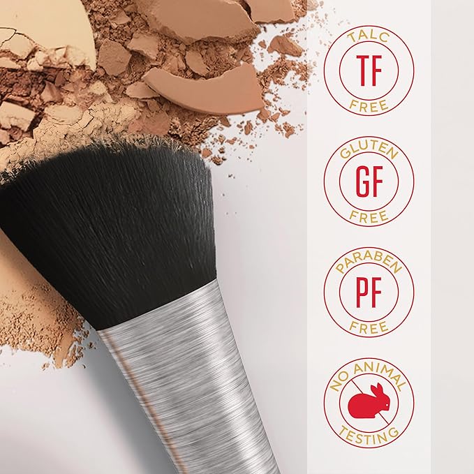 MIRABELLA - Invincible for All Pure Press Foundation, HD-Finish Pressed Powder, Buildable Mineral Pressed Powder Compact with Jojoba & Triglyceride, Age-Defying Makeup for All Skin Types, Fair F5