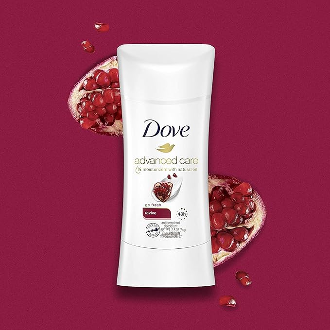 Dove Advanced Care Antiperspirant Deodorant, Revive, 2.6 Ounce (Pack of 2)