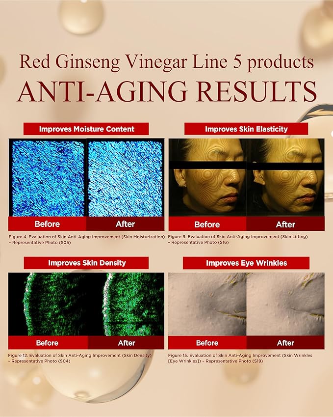 Bonyongo Red Ginseng Vinegar Eye Cream – Anti Aging Eye Treatment Cream for Youthful Radiant Skin - Wrinkle Improvement with Fermented Red Ginseng - Korean Skincare, 1.01oz.