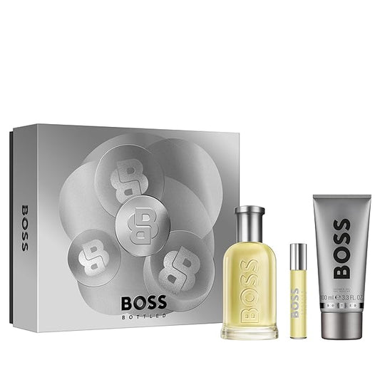 Hugo Boss Bottled Eau de Toilette – Woody Men's Cologne – With Notes of Apple, Cinnamon & Wood – Long Lasting Fragrance