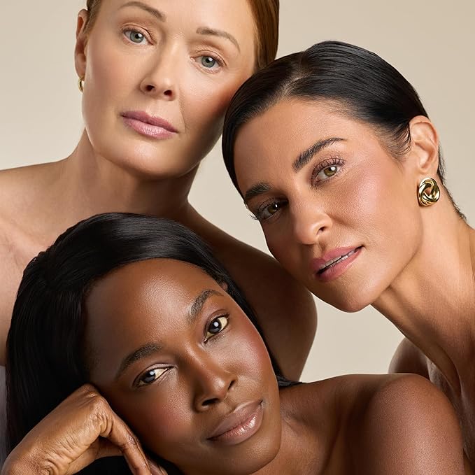 YENSA Skin on Skin BC Foundation Makeup - CC, BB Cream & Full Coverage Foundation-In-One - Buildable, Radiant Finish with SPF 40, Hyaluronic Acid, Peptides & 8 SuperBlacks - Medium Neutral (1 oz)