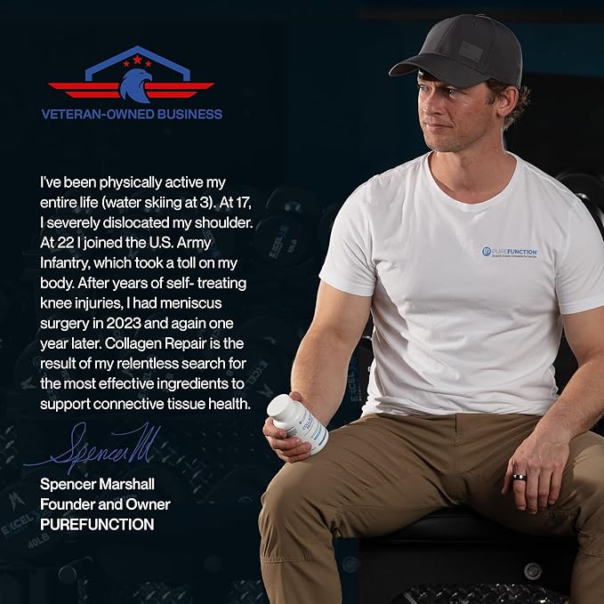 Collagen Repair Joint Support Supplement - Boswellia, Turmeric, Hyaluronic Acid, EGCG, and Undenatured Collagen for Joint Maintenance and Repair - 60 Capsules