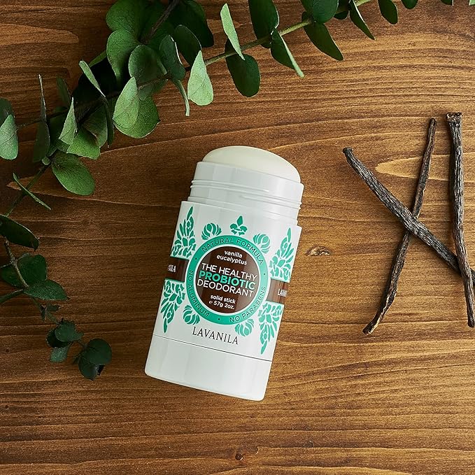 Lavanila Vanilla Eucalyptus Aluminum Free Deodorant 2-Pack (2 Oz Each) - Solid Stick Deodorant for Men and Women, Natural Vegan Formula, Made In USA