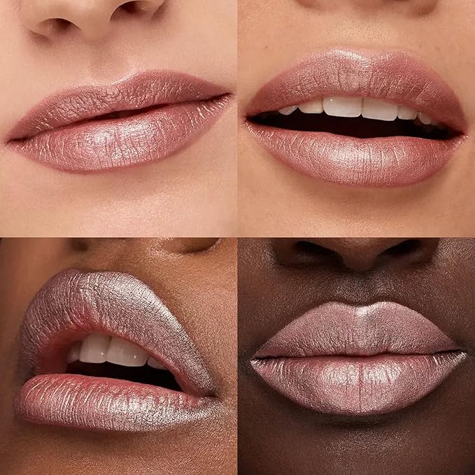 FOCALLURE Glisten Opal Shine Lipstick, High Impact Lip Color, Moisturizing Tinted Lip Balm, Lightweight & Hydrating Formula for Lip Care, BITTER SWEET