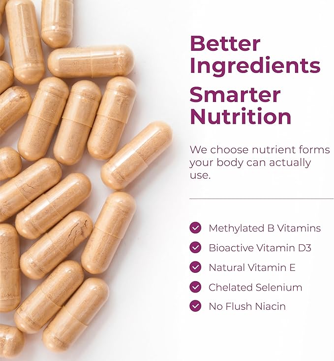 Multivitamin for Women – Methylated Womens Multivitamins & Multiminerals Capsules with Vitamin B12, A, D, C, Zinc, Magnesium & More for Complete Daily Support – Trusted Bioavailable Vitamins for Women