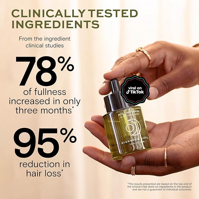 Root Replenish Active Growth Serum | Thicker-Feeling, Denser & Fuller Hair Support | Microbiome-Balancing, Resveratrol & DHT-Blockers | Lightweight Scalp Treatment | 1 fl oz