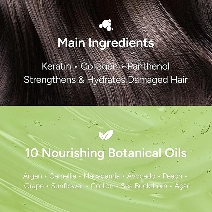 Perfumed Hair Oil & Serum 2-in-1 – Korean Essence Oil for Frizzy, Dry, Damaged Hair & Glass Hair Shine – Argan Oil & Amino Acids – Sulfate & Paraben-Free – White Floral Musk, 100ml / 3.38 fl oz