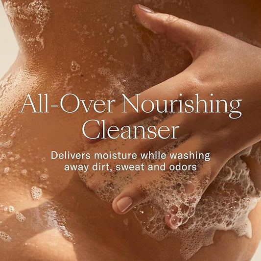 Josie Maran EveryBODY Wash Now! Shower Gel - Moisturizing Body Wash & Moisture Mousse with Argan Oil - All-Over Hydrating Cleanser with Coconut-Derived Surfactants - Tropical Mango (16 oz)