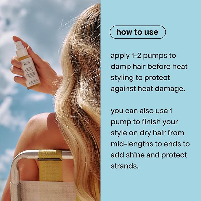 BONDIBOOST Rapid Repair Bond Builder + Heat Protection Finishing Oil [1.86 fl oz], Hair Oil for Damaged Hair, Strengthening & Nourishing Formula for Smoother + Healthier + Shinier Results