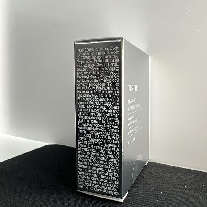 [*Mini Size*] TIRTIR Aura Glow Silver Cushion | Korean Cushion Foundation, (#27N Camel, 0.15 Fl Oz)