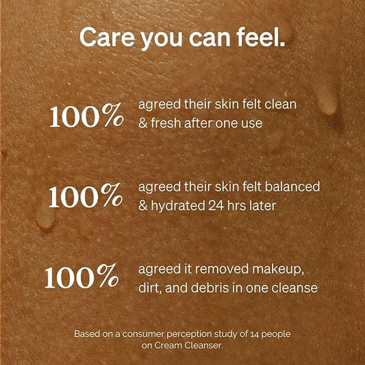 Loved01 Cream Cleanser for Face and Body, John Legend Skincare, Gentle Daily Wash for All Skin Types, Dermatologist-Tested Hydrating Formula with Rosehip Oil and Green Tea, Fragrance-Free, 6 oz