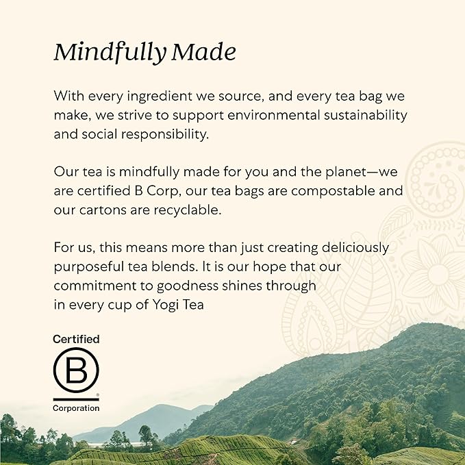 Yogi Tea Sweet Clementine Stress Support - 16 Bags per Pack (4 Packs) - Stress Support Herbal Tea - Calming Adaptogen Tea - Includes Ashwagandha Root, Lemongrass, Cinnamon Bark & More