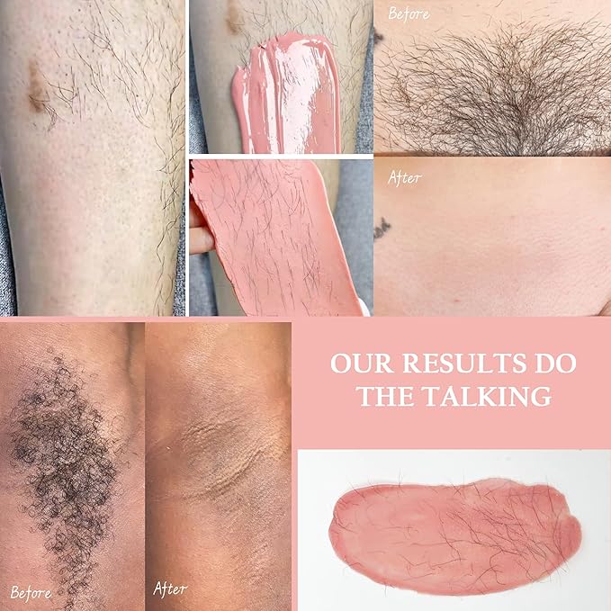 Maxpearl 2.5LB Hard Wax Beads for Hair Removal, Natural Rose Formula - Brazilian Waxing, Sensitive Skin, Face, Underarms, Legs, Back, Chest and More, with 20 Wax Sticks, Pink