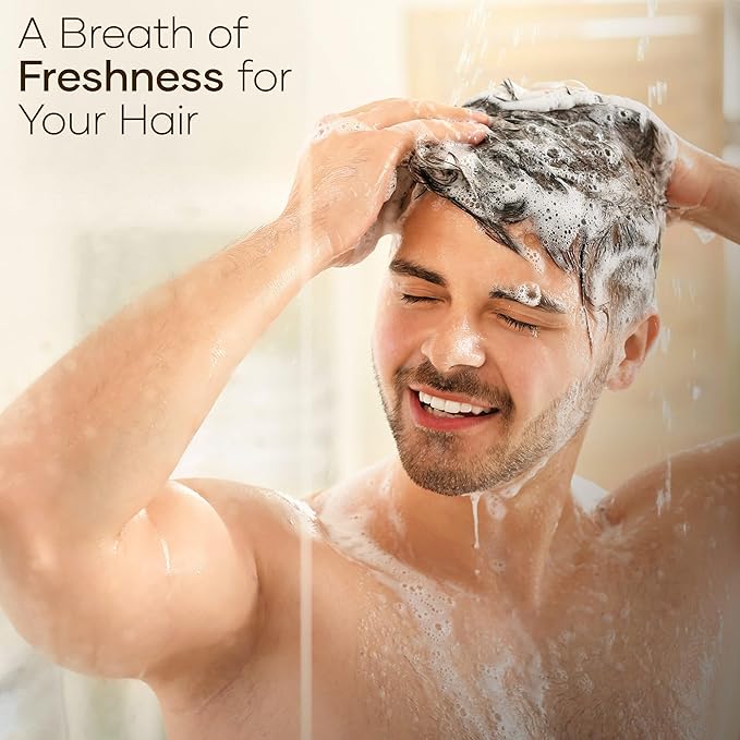 Hair Thickening Shampoo and Conditioner Set - Volumizing & Growth Support with DHT Blockers, Biotin, Keratin, Tea Tree Oil, Caffeine, Saw Palmetto Extract - Men & Women - 16 fl oz Each