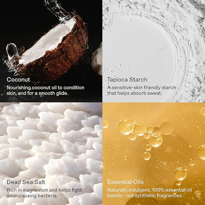 Each & Every Aluminum Free Deodorant for Women & Men - All Natural Deodorant for Sensitive Skin, EWG Verified - Clean, Baking Soda-Free, Plant-Based Fragrance, Rose & Vanilla, 2.5oz