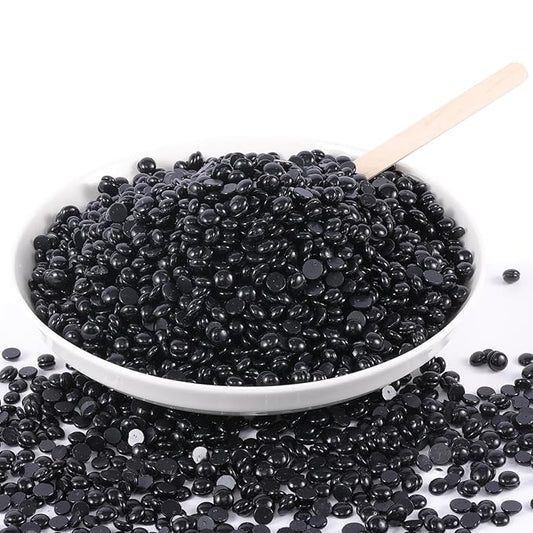 Wax Beads Bulk - 2.5lb Wax Beans Supplies for Esthetician - Professinal Painless Waxing for Face, Upper Lip, Bikini, Leg, Women Natural Melting Kit - Hypoallergenic Hard Wax Beads Bulk