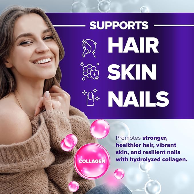 Built by Nature Collagen Pills – Multi Collagen Peptides Complex Supplement for Women – Type I, II, III, V, X for Hair, Skin, Nails, Joints & Bone Health - Hydrolyzed, Grass-Fed - 120 Capsules