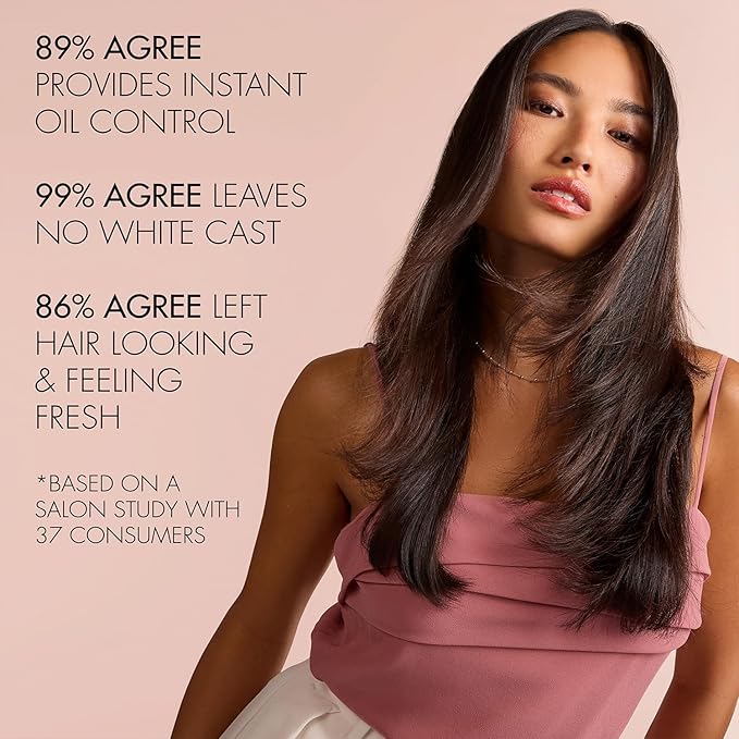 Nexxus Dry Shampoo, Travel-Size 3-Pack, Advanced Invisible Clean – Instant Oil Control for Soft, Shiny Hair Between Washes, Rose & Waterlily Scent, 1.15 Oz Ea