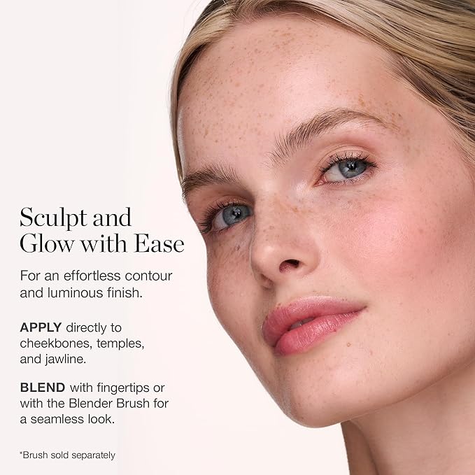 Ogee Dew-Kissed Morning - Carnelian Face Stick & Poppy Lip Gloss Duo - Limited Edition Holiday Makeup Gift Set - Certified Organic & Skincare-Infused