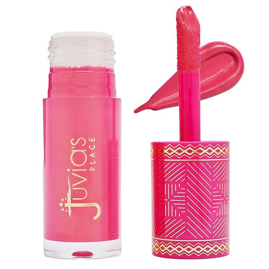 Juvia's Place Blushed Liquid Blush Lighter Pink Lady Glow - Liquid Blush for Cheeks with Luminous Glow, Long-Wearing, Buildable & Highly-Pigmented Makeup, Easy to Blend