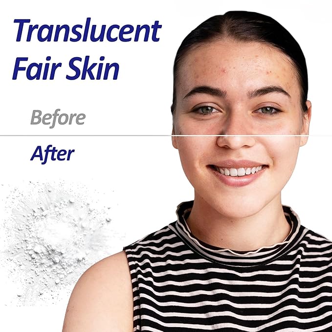 Suppin Translucent Setting Powder & Hydrating BB Cream for Women, Translucent Pressed Powder & Organic BB Cream Foundation with Shea Butter, Planted Protein & Collagen by Japanese Skincare