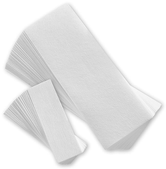 Non Woven Body and Facial Wax Strips Multi Size Pack (100)