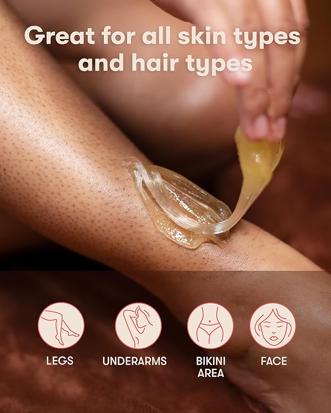 Sugardoh Sugar Waxing Kit for Women As Seen On Shark Tank (Vintage Kit Medium) - Face, Arms, & Legs - Sugar Wax Hair Removal - Sugaring Tiktok Products - Bikini Wax Kit for Women - Sugaring Kit