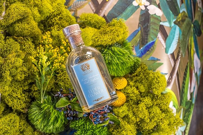 Antica Farmacista Home Ambiance Diffuser - Long-Lasting Reed Scent Diffuser - Luxury Room Freshener Gift - Elderflower, 8.45 fl oz