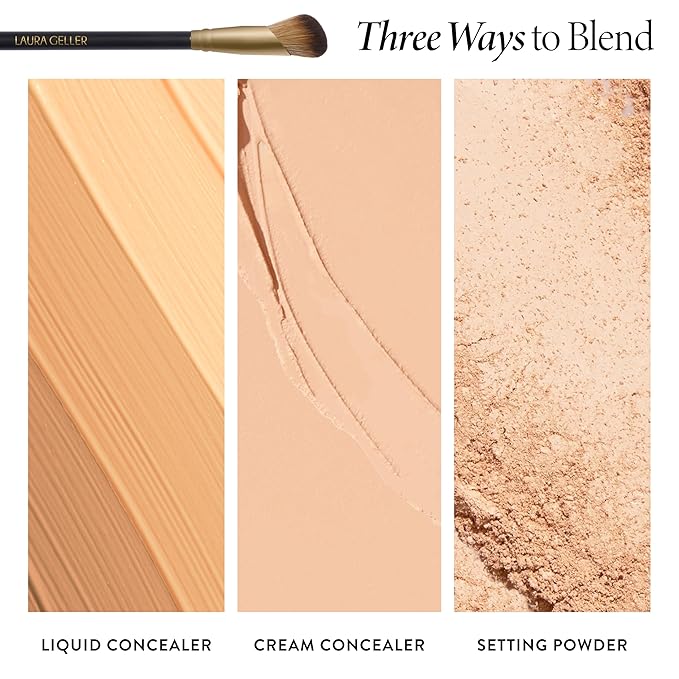 LAURA GELLER NEW YORK All-Over Eye Shadow Brush, Black Wooden Handle