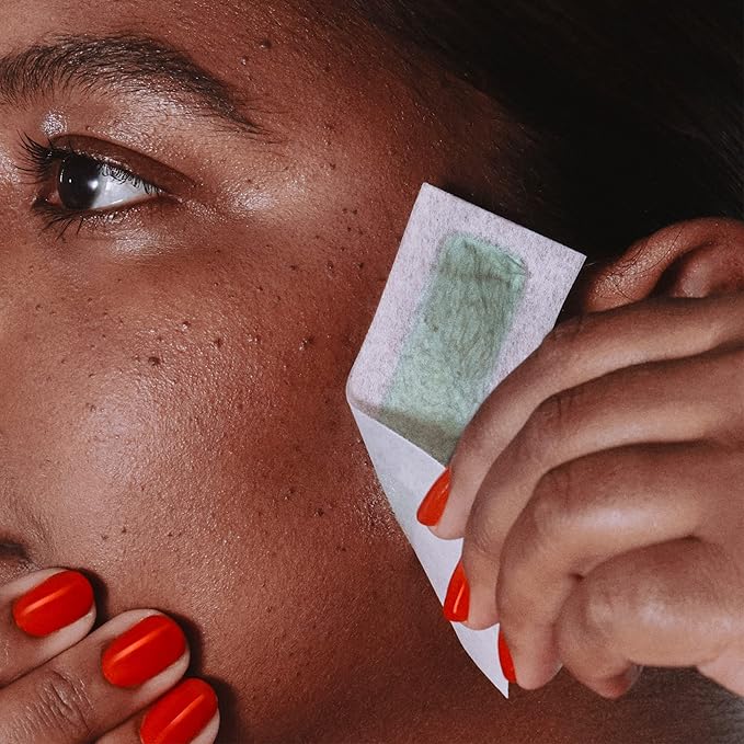 Billie Wax Kit - Face & Bikini - 32 wax strips - 6 post-wax serum wipes