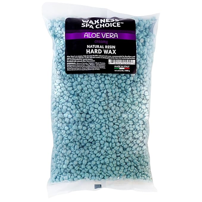Waxness Spa Choice Aloe Vera Hard Wax Beads 2.2 lb / 1 kg