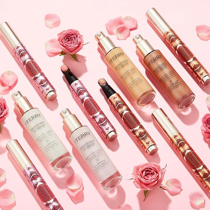 By Terry Brightening CC Serum, Hydrating, Brightening, Illuminating & Color Correcting Skin Primer For Your Face, Sunny Flash, 1 fl oz