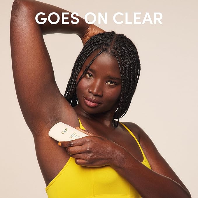 OUAI Aluminum Free Deodorant - Women's Deodorant with 24-Hour Odor Control & Invisible Application - Enriched with Notes of Dragon Fruit, Orange Blossom, & Tuberose - St. Barts (2.5 oz)