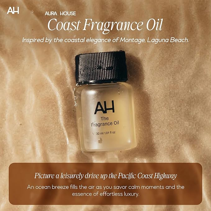 Aura House Ultimate Diffuser Kit – Smart Bluetooth Cold-Air Diffuser with Fragrance Oils, Cleaner & Neutralizer – Complete, Effortless Home Scent System