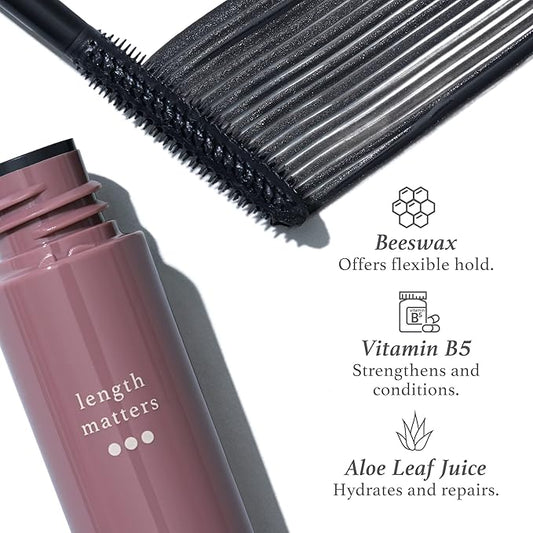 Julep Length Matters Buildable Lengthening Lash Mascara Black, 0.34 Fl Oz