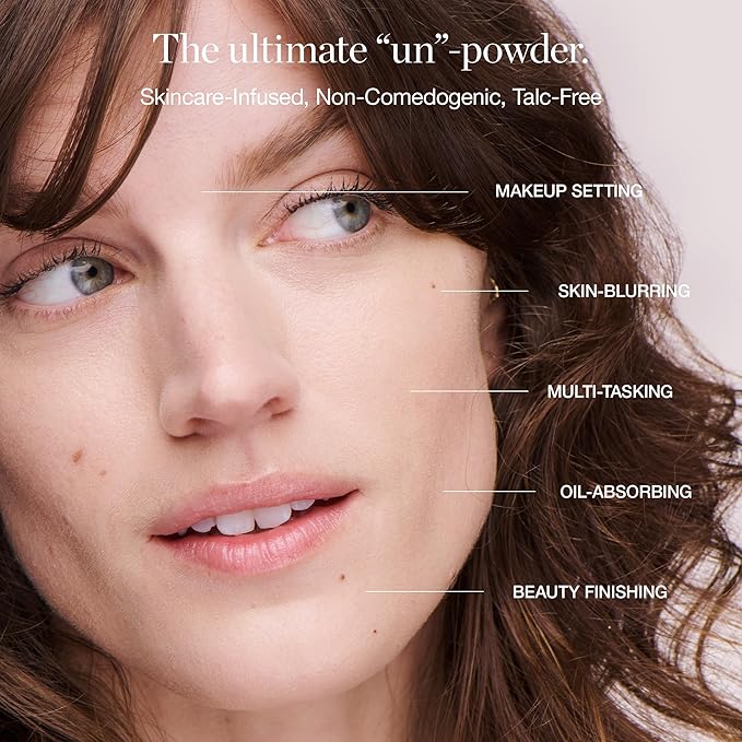 Ogee Sculpted Skin-Perfecting Makeup Setting Powder - Dune - FULL SET (Case & Refill) - Lightweight Powder Foundation Made with 70% Organic Ingredients