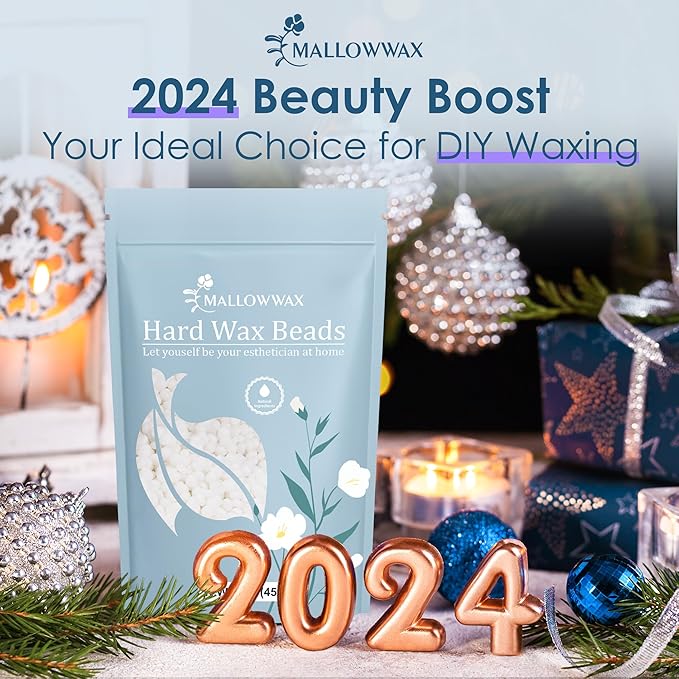 Hard Wax Beads - Wax for All-Purpose Hair Removal - Full Body Waxing Solution - Ideal for Sensitive Skin, All Hair Types, Men & Women