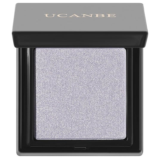 UCANBE Blue Spark Single Eyeshadow Palette, Highly Pigmented Shimmer Eye Shadow Powder, Professional Long-Lasting Waterproof Makeup Palette