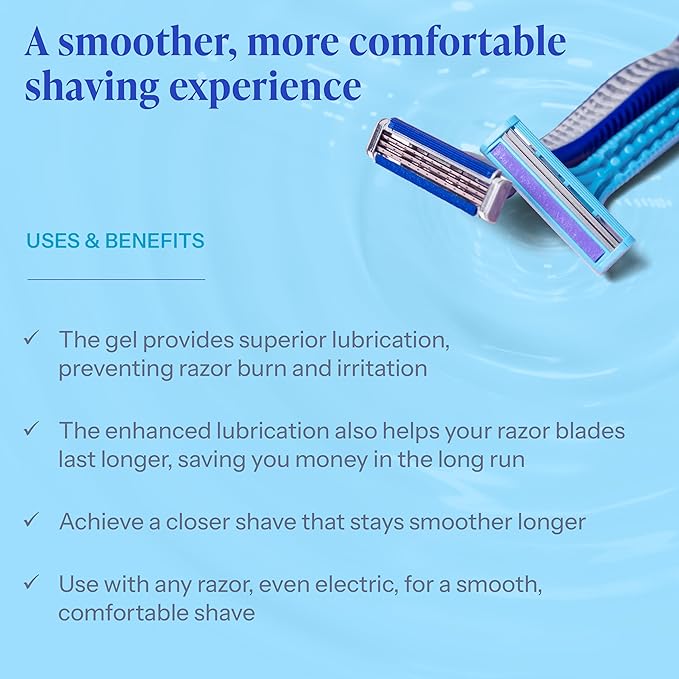 Tend Skin Air Shave Gel Advanced Hydrating & Moisturizing Formula, Provides Natural Protection, Silky Smooth Skin & Seamless Hair Removal, 8 Oz