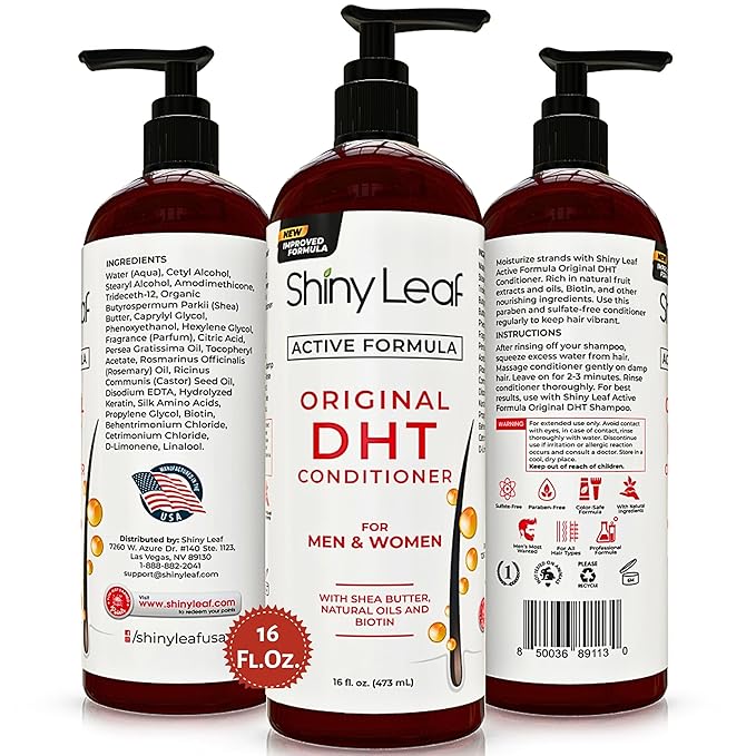 DHT Blocker Conditioner with Rosemary Leaf Oil for Hair Growth, Softer & Smoother Hair, Paraben & Sulfate Free, 16 oz