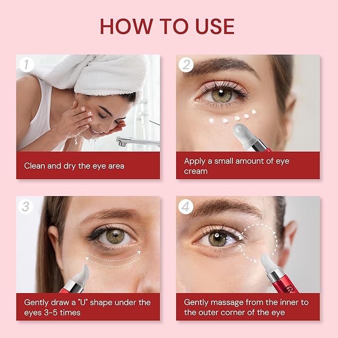 Retinol Anti Aging Eye Cream: Rapid Wrinkle Repair & Instant Under Eye Treatment - Reduce Dark Circles, Eye Bags, Puffiness for Women, Day & Night, 0.85 fl.oz