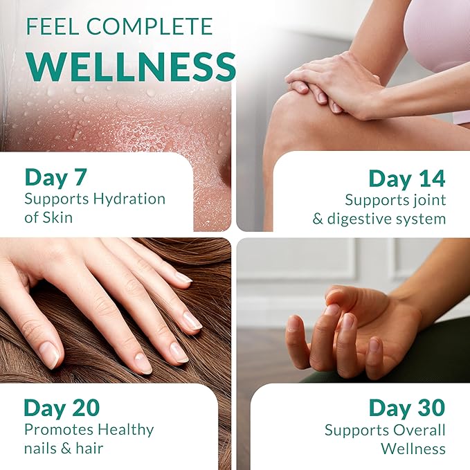 Multi Collagen 180 Protein Capsules - Type I, II, III, V, X Collagen Pills - Proprietary Blend of Eggshell, Chicken, Wild Fish & Grass-Fed Beef Collagen Peptides - 2025mg per serv