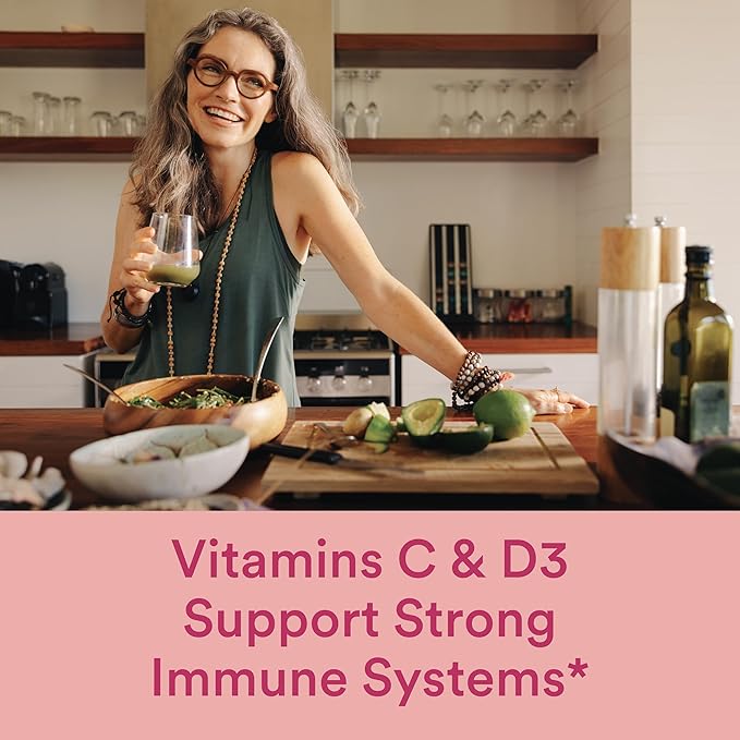 SmartyPants Multivitamin Gummy for Women 50 and Over: Omega 3 Fish Oil (EPA/DHA), Methylfolate, CoQ10, Vitamin D3, C, Vitamin B12, B6, A, K & Zinc, Biotin, Gluten Free, 120 Count (30 Day Supply)