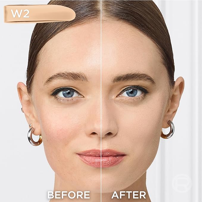 L'Oreal Paris True Match Super-Blendable Foundation, Medium Coverage Liquid Foundation Makeup, W2, Light, 1 Fl Oz