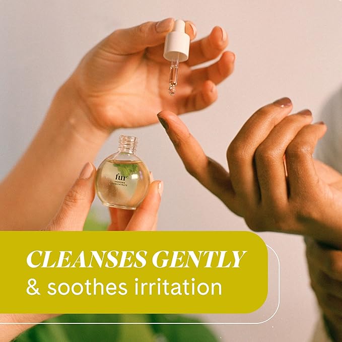 Fur Ingrown Concentrate: Exfoliating Oil Kit for your Hair and Skin to Smoothe, Soothe, and Treat Ingrown Hairs - O.5 fl. oz.